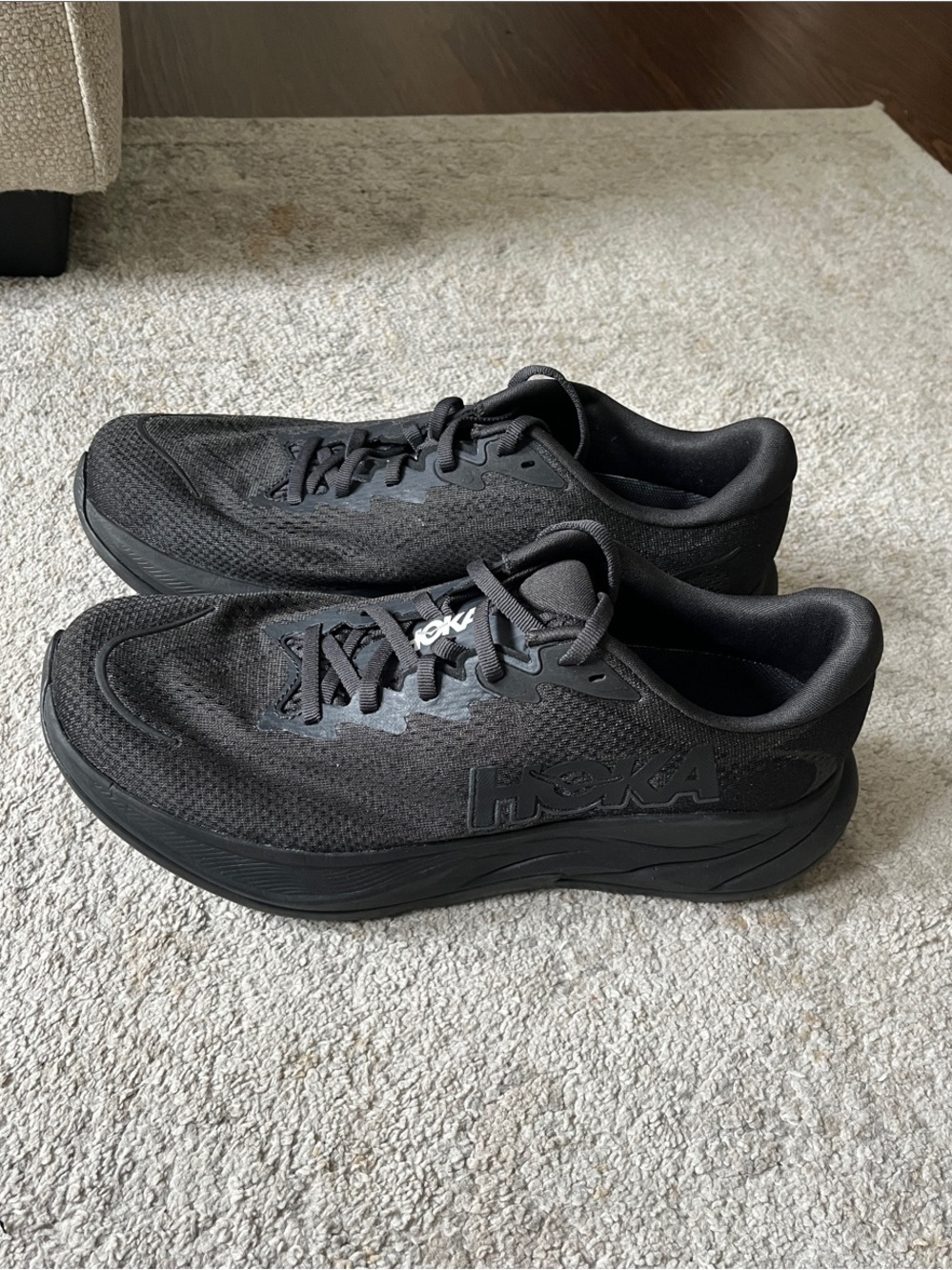 Hoka Women’s All-Black Rincon 4 Running Shoes